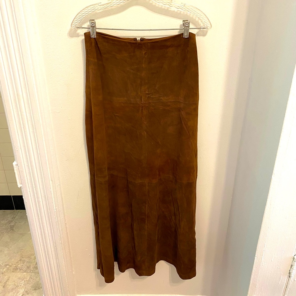 Ralph Lauren suede skirt